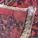 Carpet old saddle made turkmen hand 97 x 162 cm