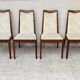 4 chaises G-Plan vintage 1960