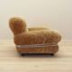 Velour armchair, Italian design, 1970s, production: Italy