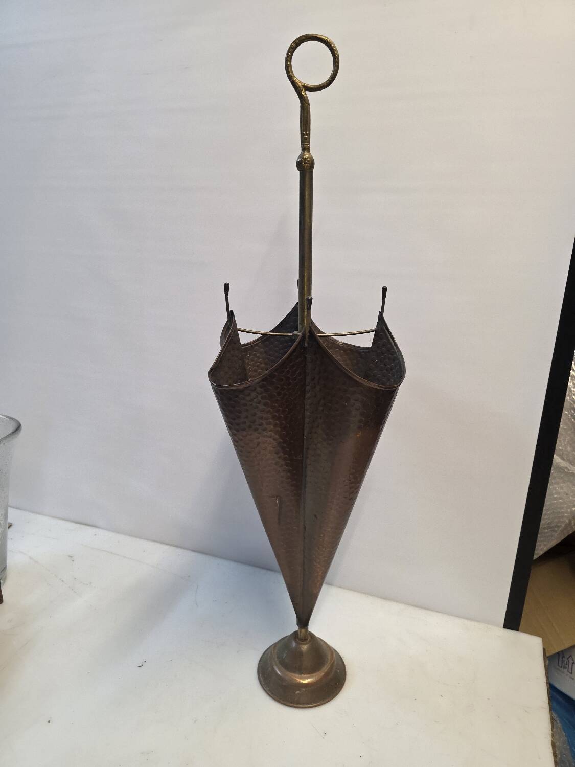 Brass umbrella stand
