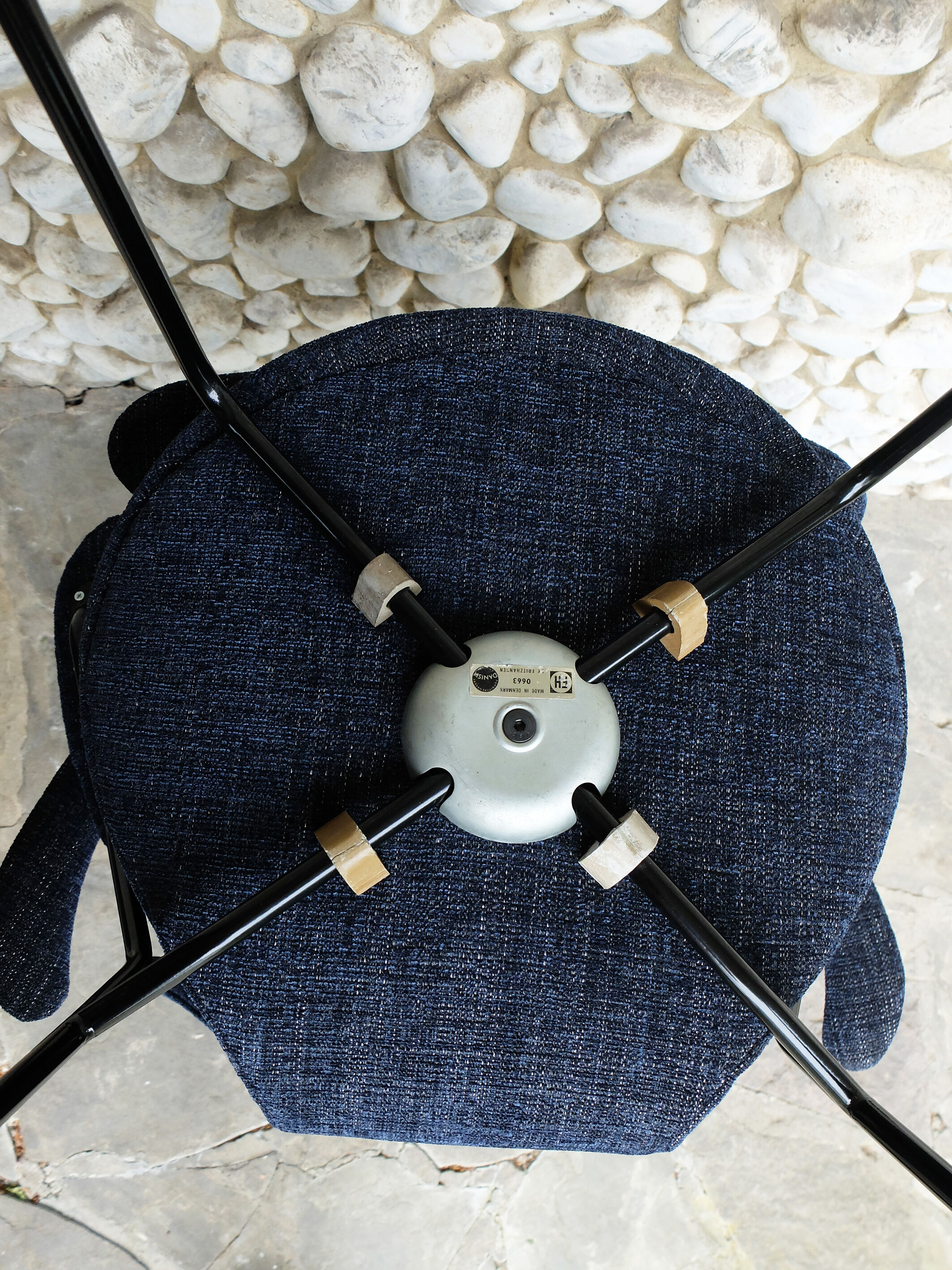 Pair armchairs 3270 butterfly series Arne Jacobsen for Fritz Hansen, vintage 1964