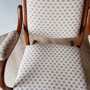 Curved wooden chair at the beginning of THE 20th century