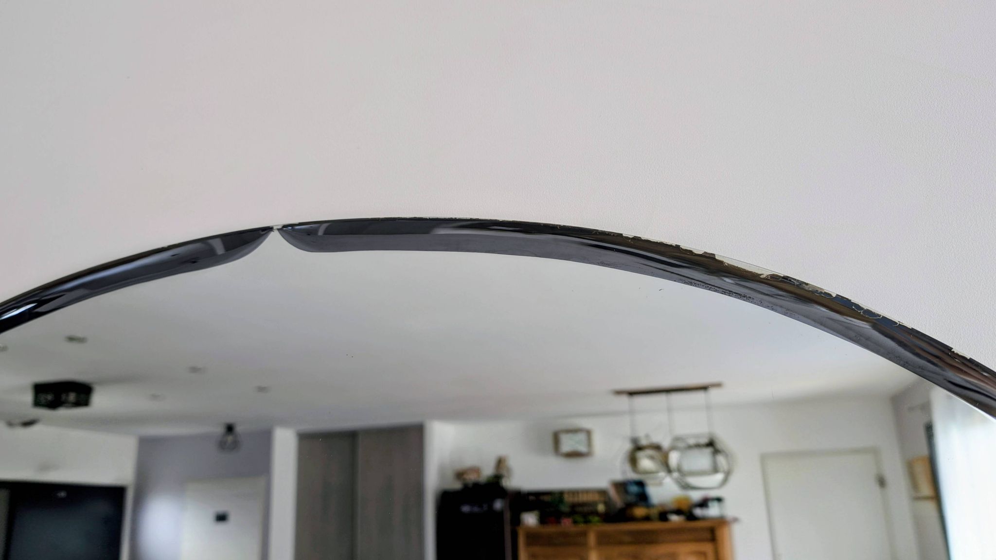 Vintage wall mirror by Metalvetro for Galvorame – Italy 1966 – 89x59cm