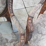 Louis XVI style antique sofa and armchair