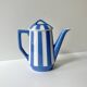 Small art deco coffee pot fox trott sarreguemines 1930s