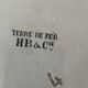 Old regional dish HB & Cie iron earth