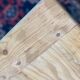 Table de ferme pieds tournés
