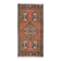 Hand-knotted Small Rug. Vintage Doormat. Turkish Seat Cover. Entryway Rug. Kitchen Mat. Bath Mat