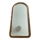 Ancien miroir en bois doré et verre biseauté
