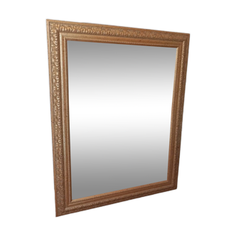 Old style mirror with gold frame