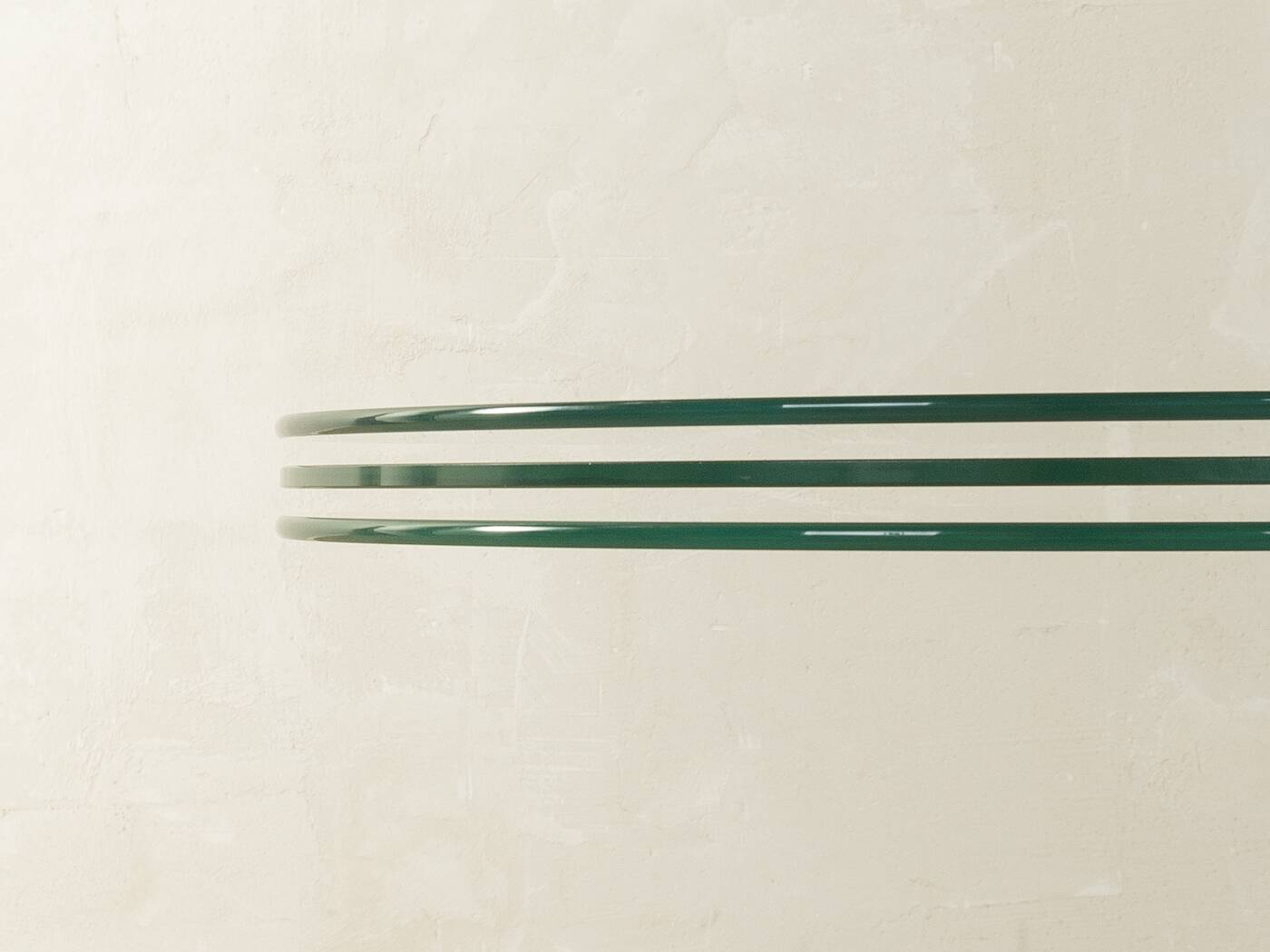 Sculptural side table from the 1980s with swiveling glass plates and a solid marble base