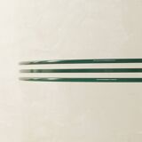 Sculptural side table from the 1980s with swiveling glass plates and a solid marble base