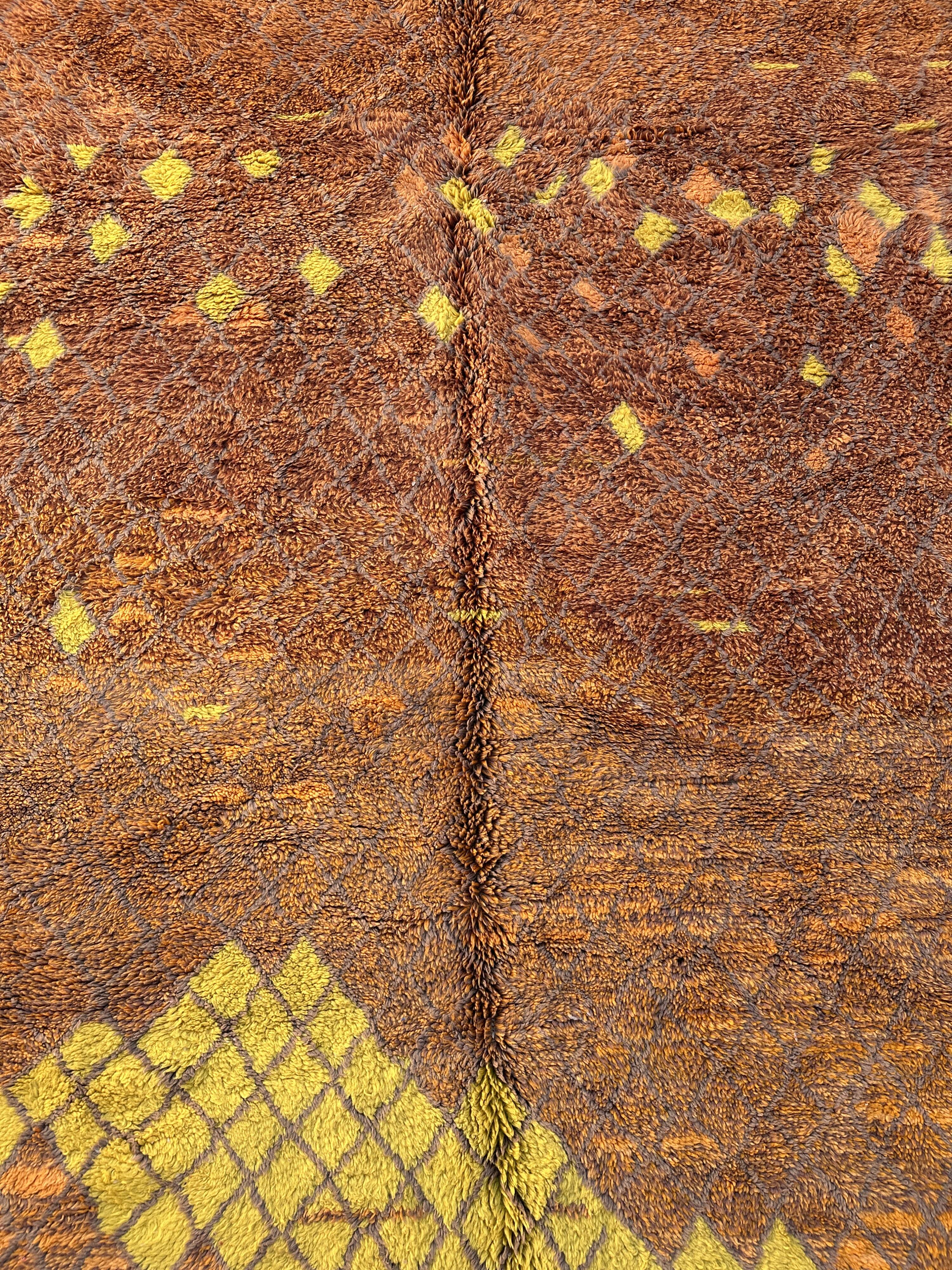 Moroccan rug Beni M'Rirt orange - 316 x 211 cm