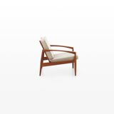 Model 121 Paper knife easy chair by Kai Kristiansen for Magnus Olesen, Denm
