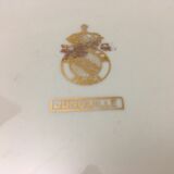 Round serving dish "K&G Lunéville Badonviller" Daffodil model