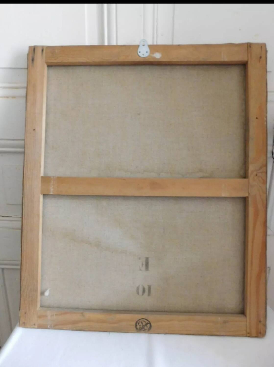 Anonymous portrait of a pensioner oil on canvas