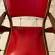 Bureau vintage pied compas et son fauteuil
