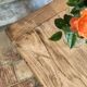 Solid oak farmhouse table "brut" 247x89, top "chocolate oak"
