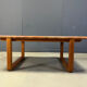 Mid-century solid teak Scandinavian coffee table, 1970s