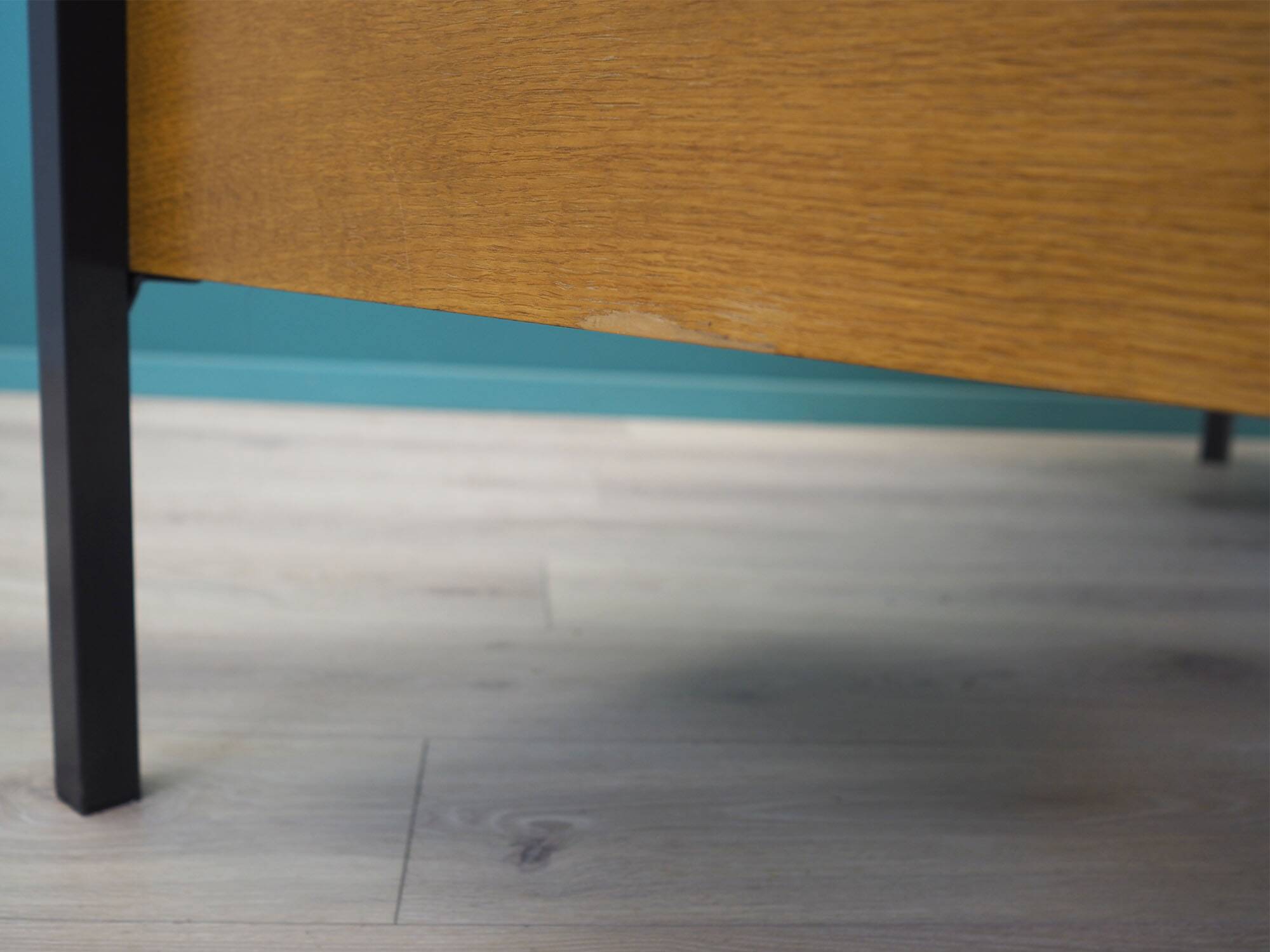 Ash desk, Danish design, 1980s, production: Labofa Møbler