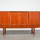 Danish teak enfilade – vintage Scandinavian sideboard 196 cm