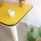 60s kitchen table in wood and formica