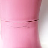 Pink and white "Tam Tam" stool, 1970