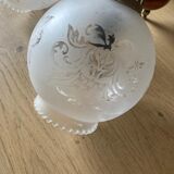 Chandelier with glass globes ( 5 globes)