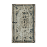 Hand-Knotted Vintage Anatolian 1980s 175 cm x 282 cm Grey Rug
