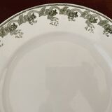 Round ironstone dish Moulin des Loups & Hamage Nord Violetta model