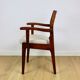 Office chairs vintage beige boucle - set of 3