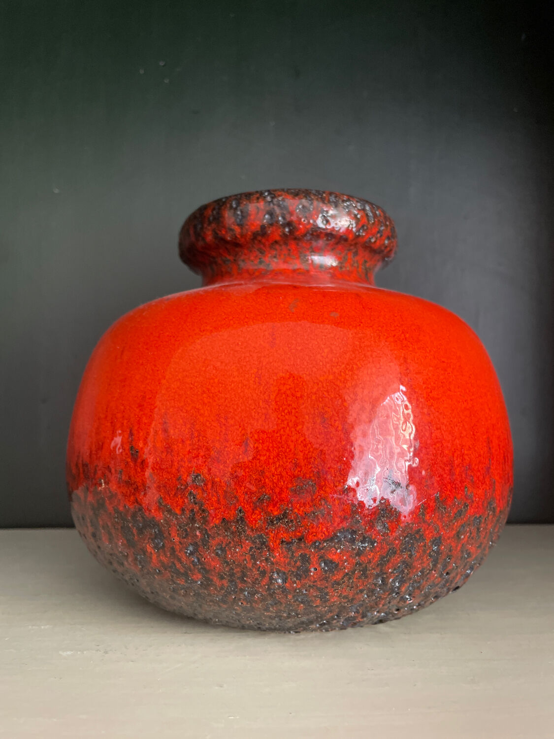 Vintage ceramic vase 1970