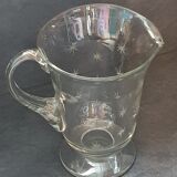 Pitcher with starry crystal glass decoration