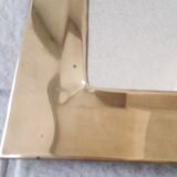 Brass mirror 52 x 31 cm