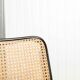 Pair of black Breuer b32 chairs and cannage