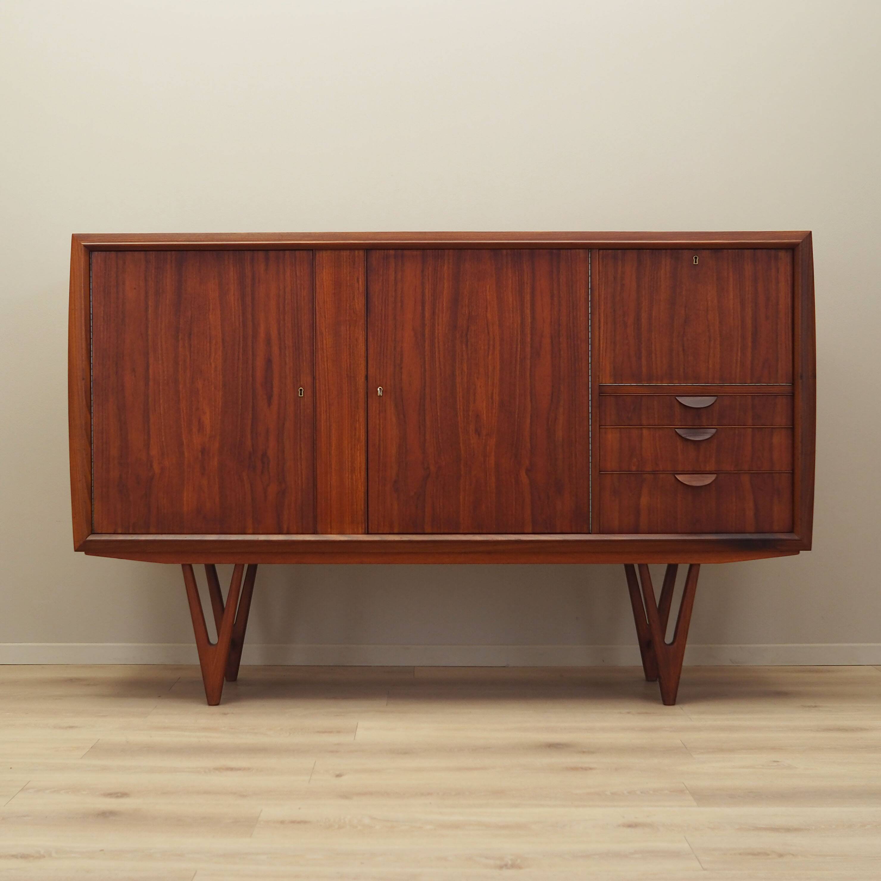 Teak highboard, Danish design, 1960s, designer: Kurt Østervig