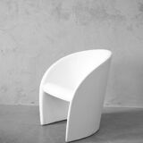 Intervista Leather Armchair by Massimo and Lella Vignelli for Poltrona Frau, 1989.