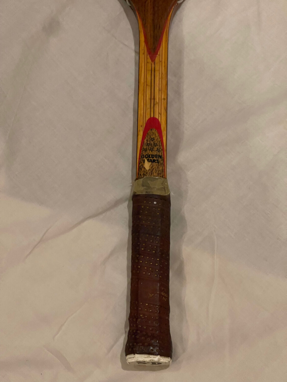 Vintage wooden tennis racket Snauwaert – International Club “Gol”