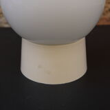 White glass wall lamp