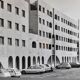 Art photography, town planning, architecture, vintage silver print, 1960s