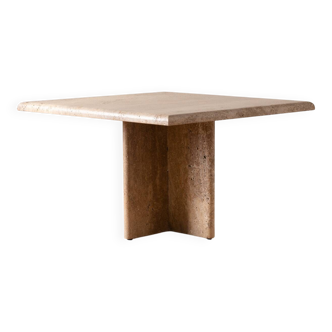Table basse en travertin des années 1960