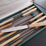 Old cheese knife set