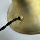 Ancienne lampe a poser laiton & verre vintage