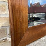 Old mirror ice vintage 1850 walnut alsace region style louis philippe