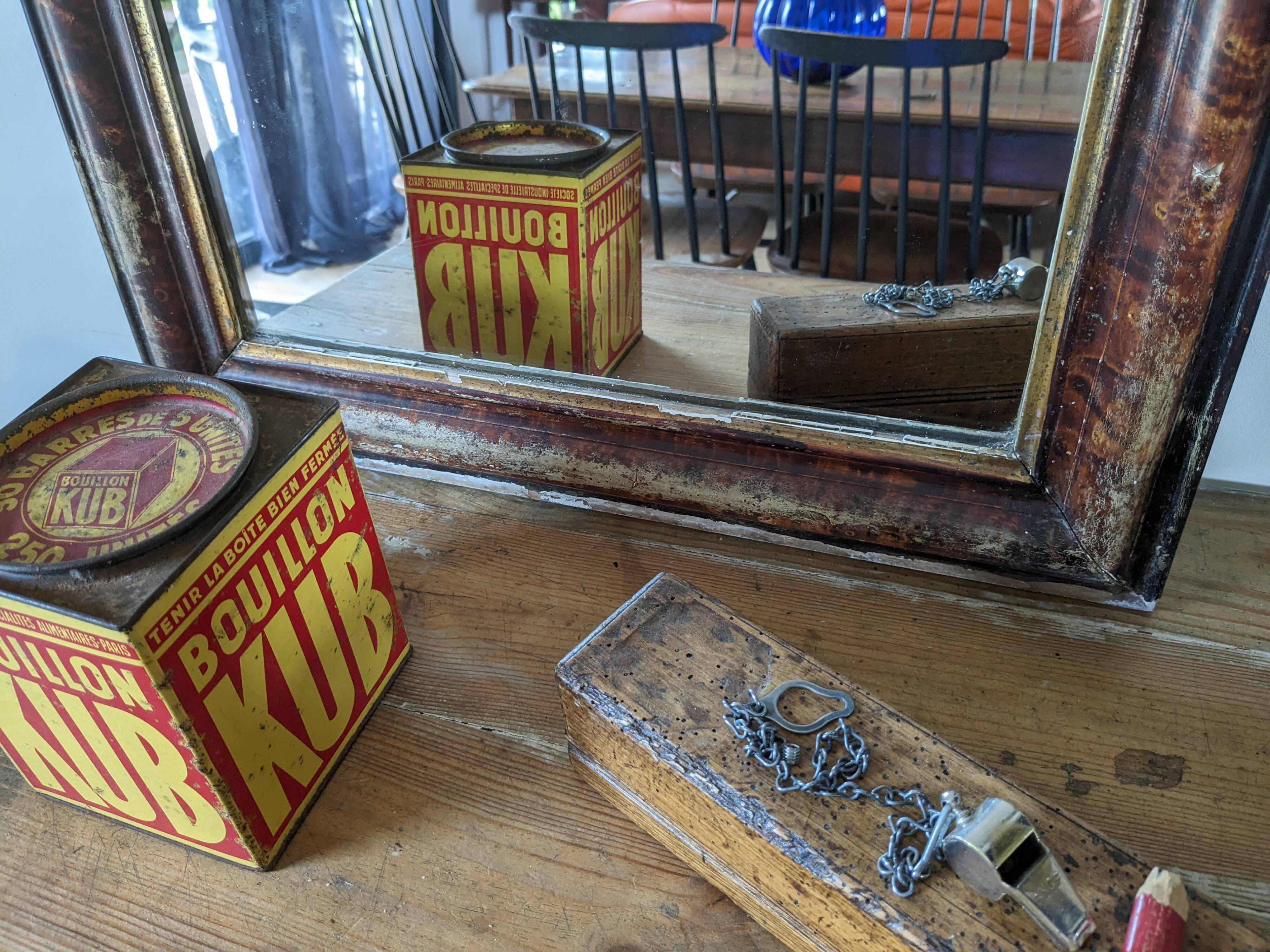 Mirror Louis Philippe marbled 62 x 52cm