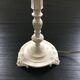 White patinated bronze lamp base