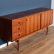 Retro 1960s Retro Rosewood & Walnut By Gordon Russell Of Broadway
