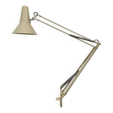 Vintage beige architect table lamp from fax, 1970s