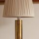1960's Mid Century Swedish Large Brass Table Lamp by Bergbom, Model B 010
