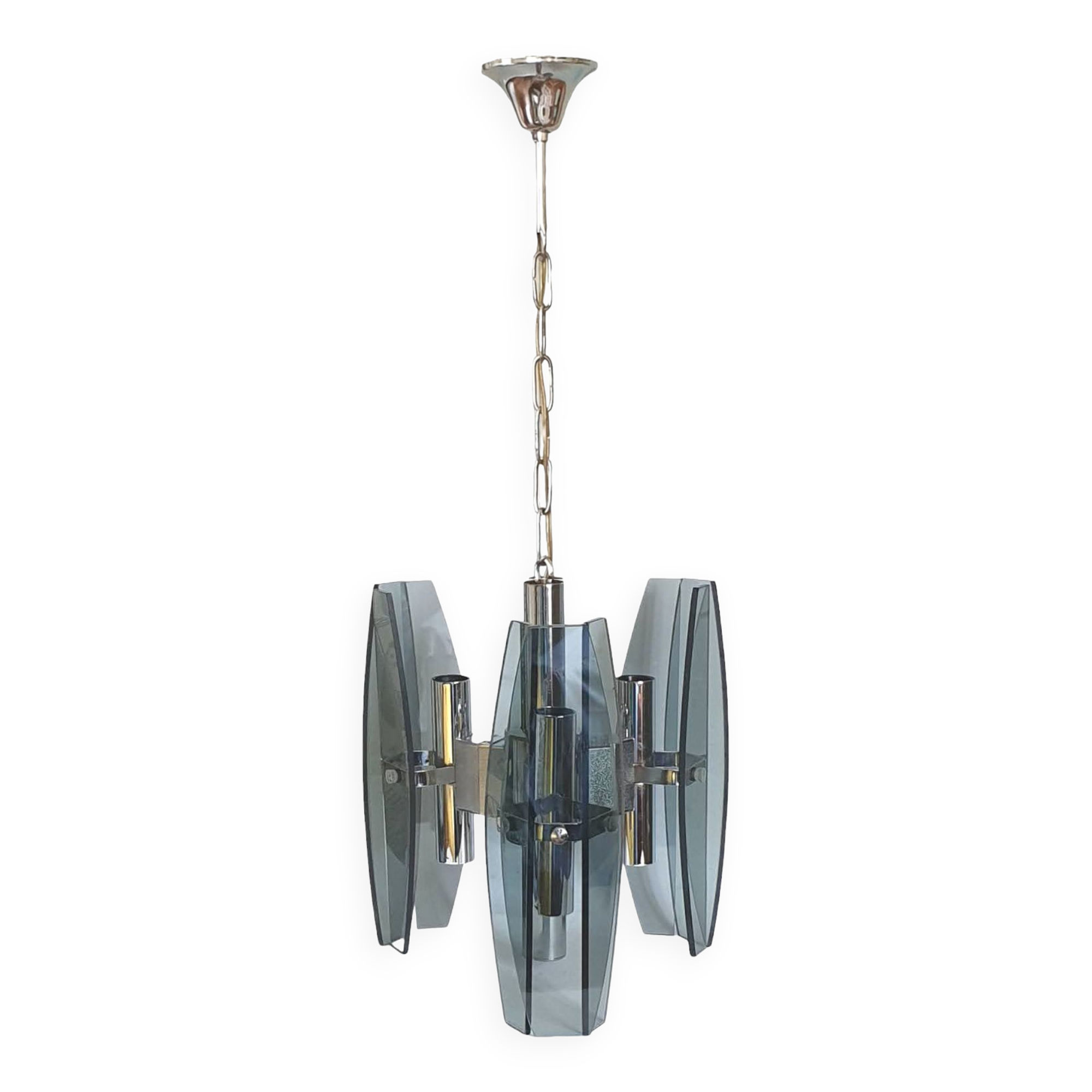 Chandelier suspension space age 70s